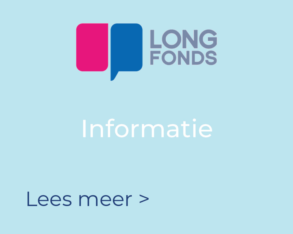 De afbeelding is een button naar informatie vanuit Longfonds over astma of COPD.